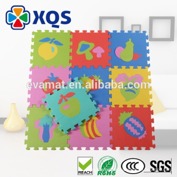 2016 venta caliente Child soft alphabet number GYM rompecabezas de enclavamiento juguete piso EVA foam play mat, EVA suave espuma ejercicio esteras